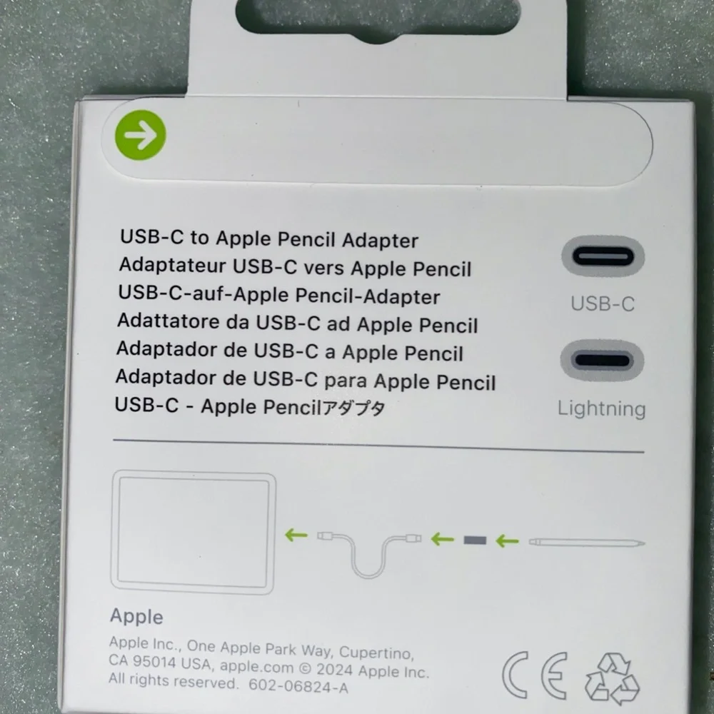 Apple USB-C to Pencil (1st Generation) Adapter 23187